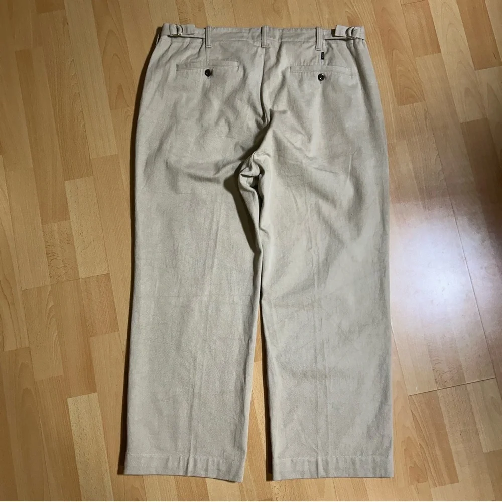 AYR The Pal Wide Leg Trouser in‎ Beige Tan 36x30